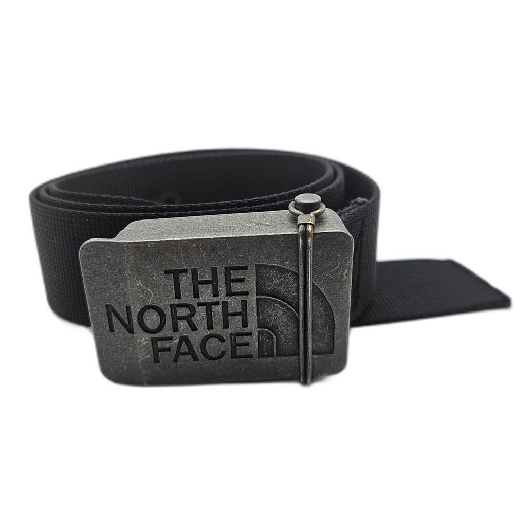 The North Face Post Belt in Pewter Finish Webbing Belt Nylon Belt Men's M/L